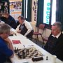 Round 4, Barrow v Booth, Murray v Loveband with Cook in the background
